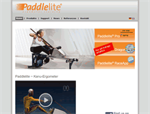 Tablet Screenshot of paddlelite.de